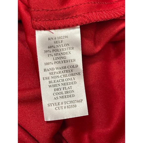 CONNECTED APPAREL 6P petite red lace sequin cap sleeve party maxi dress NWT B83 - Picture 4 of 8